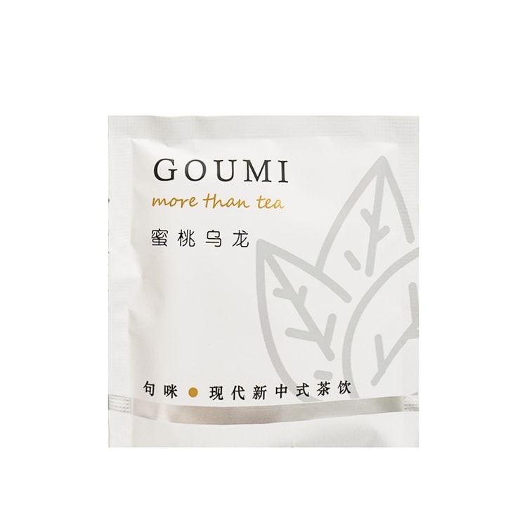 中国浙茶·GOUMI句咪蜜桃乌龙原叶茶袋泡茶三角茶包独立包装10包30克- 亚米