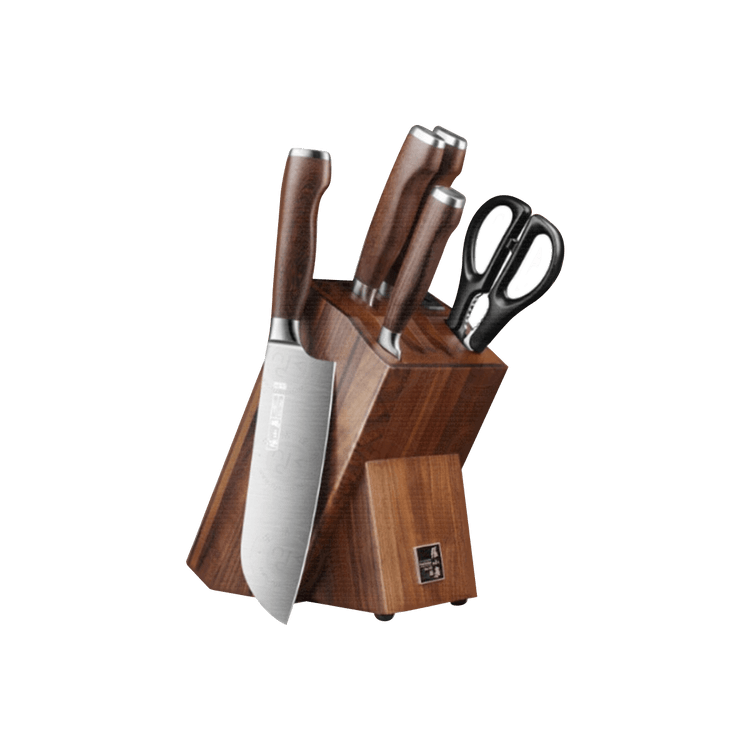 Træ ål Verdensvindue Zhang Xiao Quan Knife Sets 6 Pieces Stainless Steel Kitchen Knife Block  Sets - Yamibuy.com