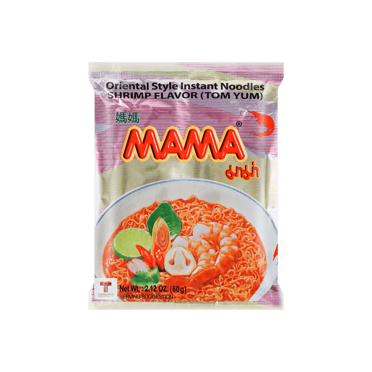 MAMA Noodles SHRIMP TOM YUM Instant Cup of Noodles w/ Delicious
