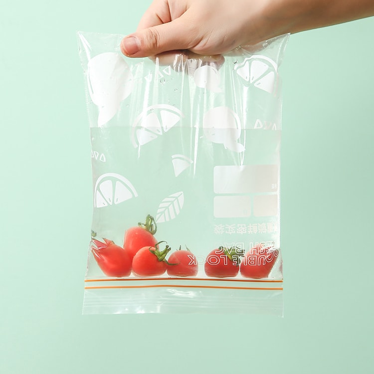 1pc Large Capacity Reusable Refrigerator Preservation Bag, Ziplock