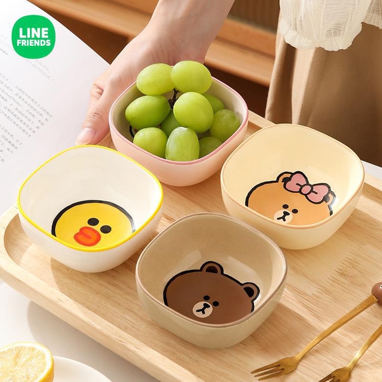 Ceramic Fresh Bowl Worker Cute Bento Lunch Box With Lid Sealed Microwave  BROWN Model - Yamibuy.com