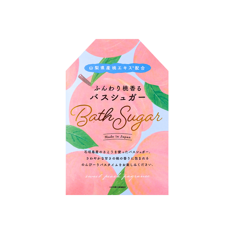 FUNWARIMOMOKAORU Moisturizing Bath Salt Sugar #Peach Limited Scent