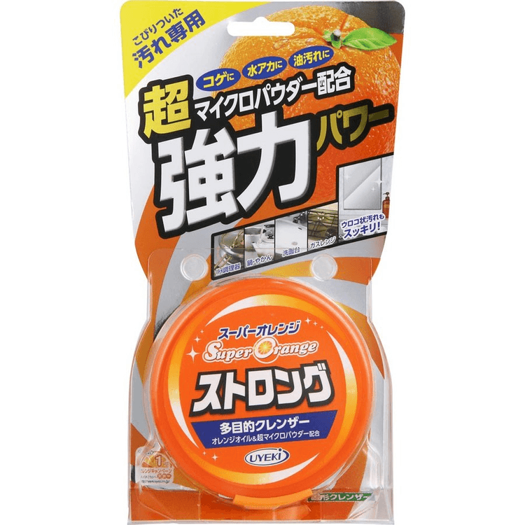 日本 UYEKI 橙油除顽固污渍清洁膏 厨房不锈钢玻璃去污膏 95g