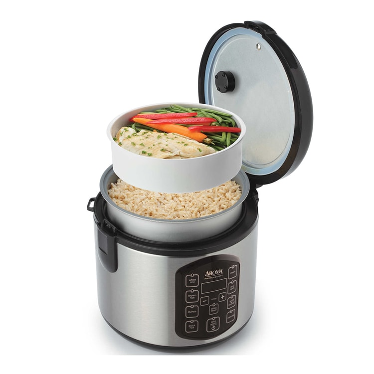 Aroma Housewares ARC-5000SB Digital Rice, Food Steamer, Slow