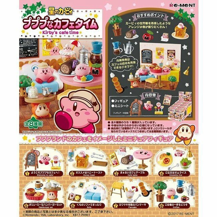 Re-Ment Kirby's Cafe Time Collection 1 random piece from the Set -  