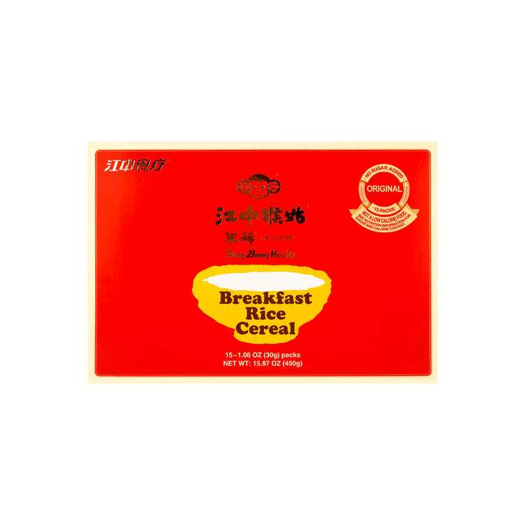 江中集团猴姑牌江中猴姑早餐米稀原味15袋入450g(新老包装随机发送) - 亚米