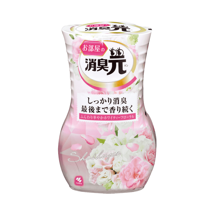 Kobayashi 小林制药 消臭元持久香氛空气清新剂 房间用白色花香400ml 亚米