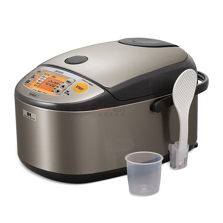 ZOJIRUSHI 【Low Price Guarantee】Induction Heating System Rice Cooker and Warmer  1.8 L Stainless Dark Gray NP-HCC18