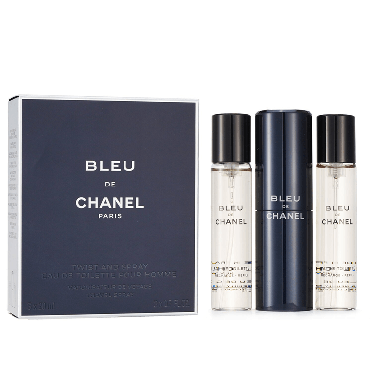 Chanel Bleu De Chanel Eau De Toilette Twist & Spray 3x20ml/0.7