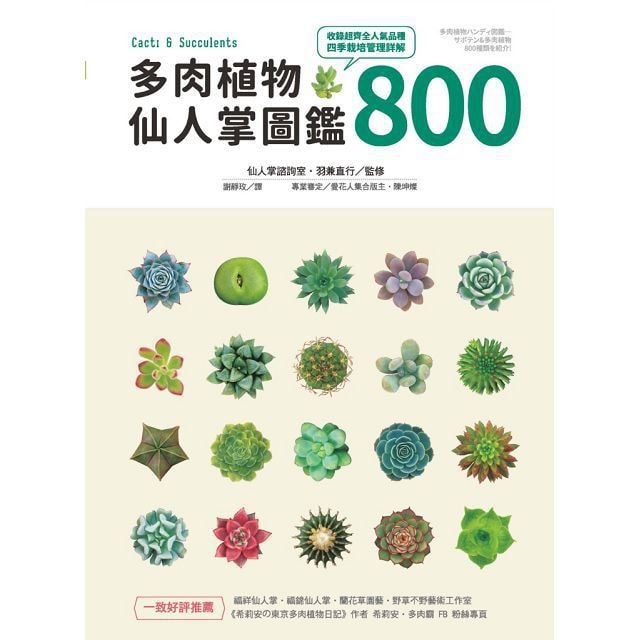繁體 多肉植物 仙人掌圖鑑800 Yamibuy Com