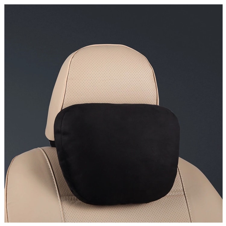 Car Headrest Biological Velvet for BMW Audi Benz Beige 1 pcs - Yamibuy.com