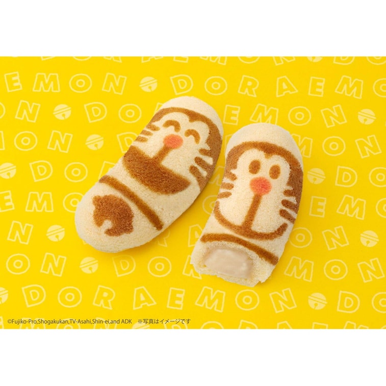 商品详情 - 【日本直邮】全美首发 日美同步 日本东京香蕉 最新发售 东京香蕉×哆啦A梦 布丁味香蕉蛋糕 8枚装 - image3