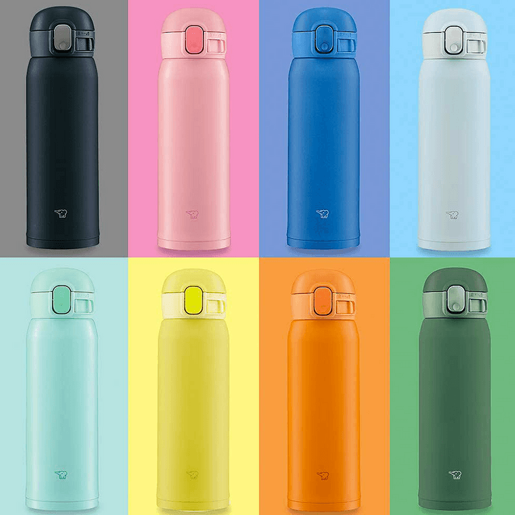ZOJIRUSHI Multi-color portable stainless steel thermos SM-WA36YA Lemon  360ml 
