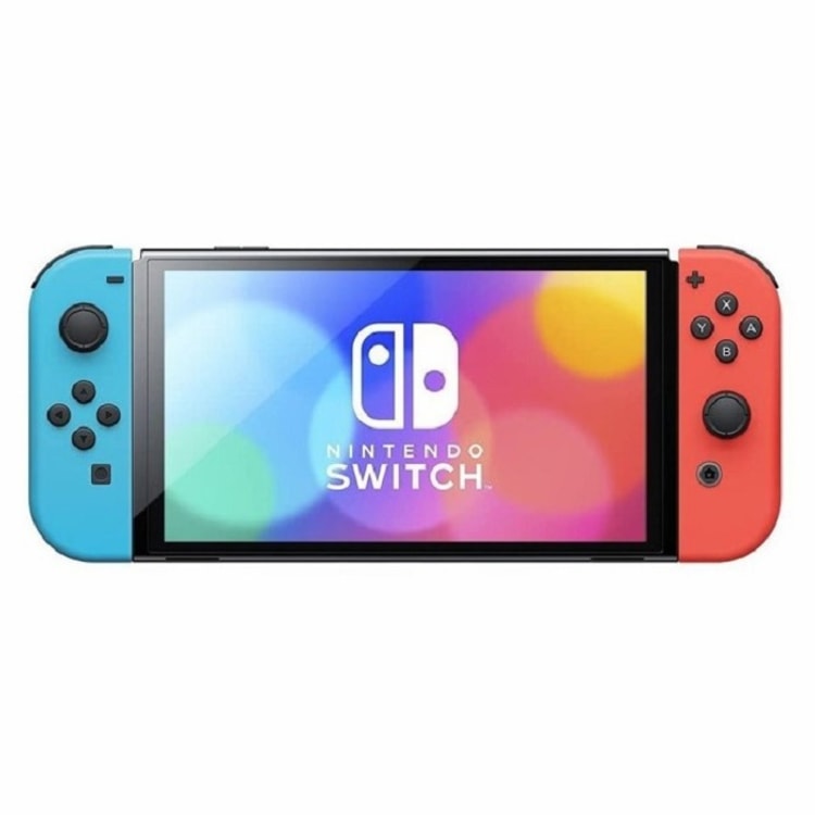 日本直邮】任天堂Switch新款日版续航游戏机Joy-Con(L) 蓝色/(R)红色64G