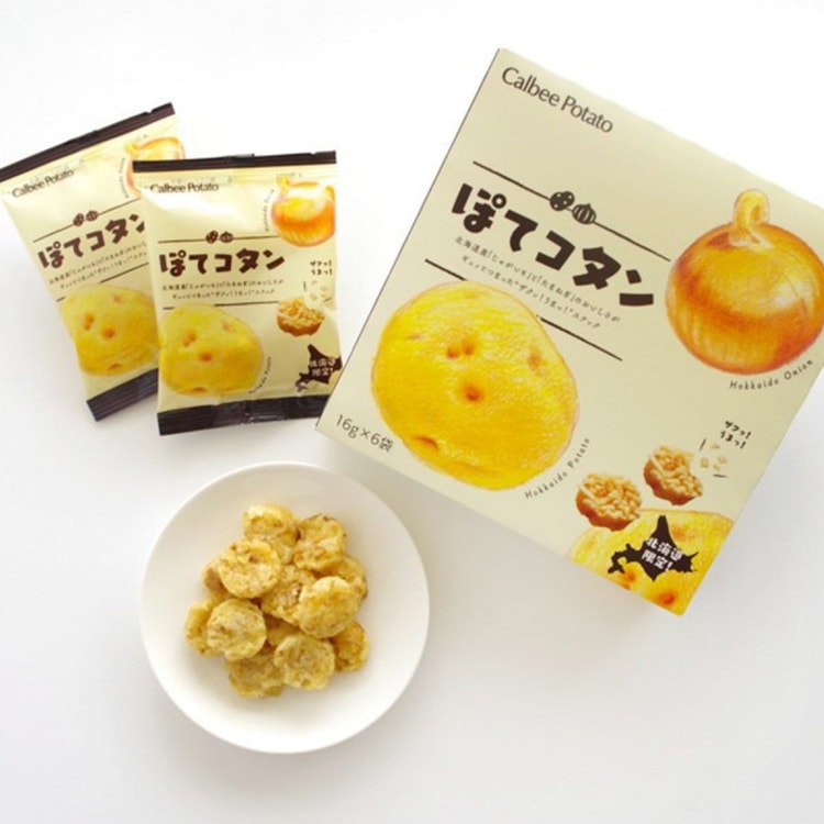 Tasty Japan by Motuki Takuya Ltd. - Calbee Potato - Golden Potato Inca's  Awakening A premium potato snack made from a rare variety of potato from  the Hokkaido region. It has a