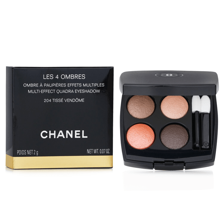 Chanel Les 4 Ombres #204 Tissé Vendôme, Review, Swatches & FOTD