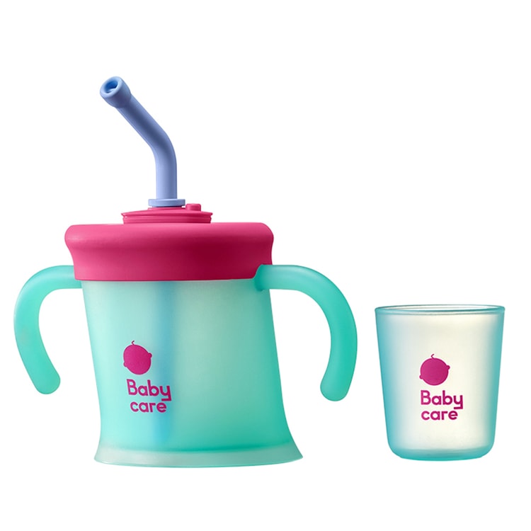 bc babycare Straw Sippy Cup for Baby, No Spill Sippy Cup with