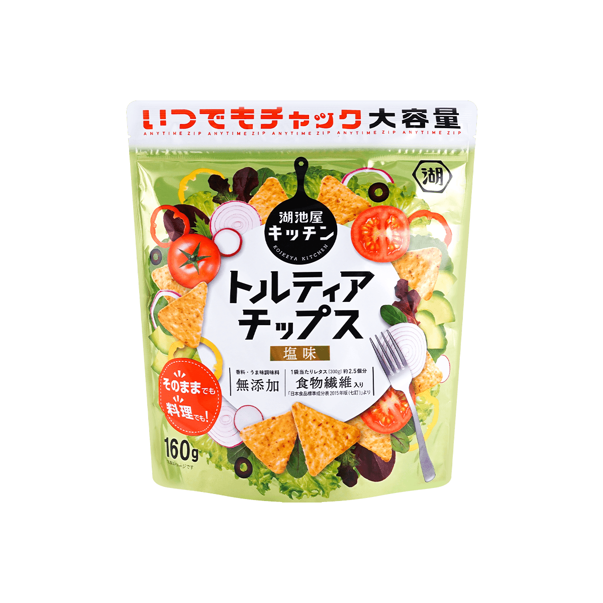 日本koikeya湖池屋盐味玉米片160g 亚米