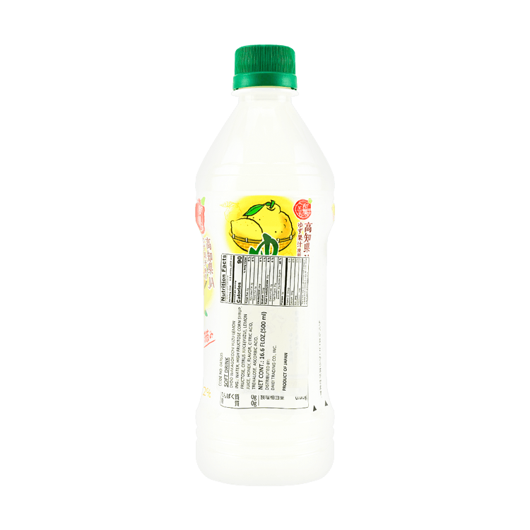 日本DYDO 高知县原产柚子柚子水500ml - 亚米