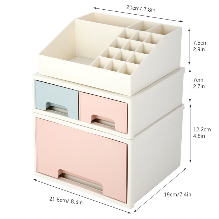 Foldable Storage Box, ROSELIFE Student Books Storage Box, 13.5 X