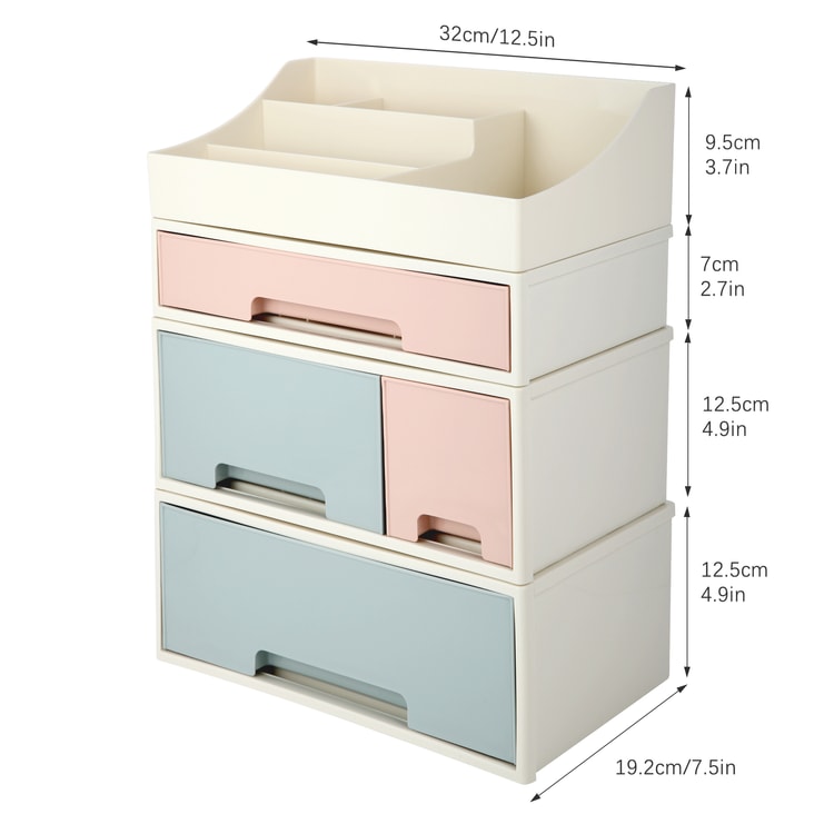 Foldable Storage Box, ROSELIFE Student Books Storage Box, 13.5 X 9.0¡ –  -Home and Beauty Necessities