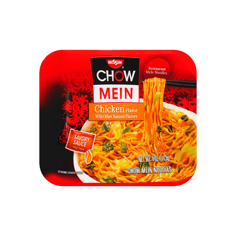 Nissin Chow Mein Bowl Chicken - 8/Case