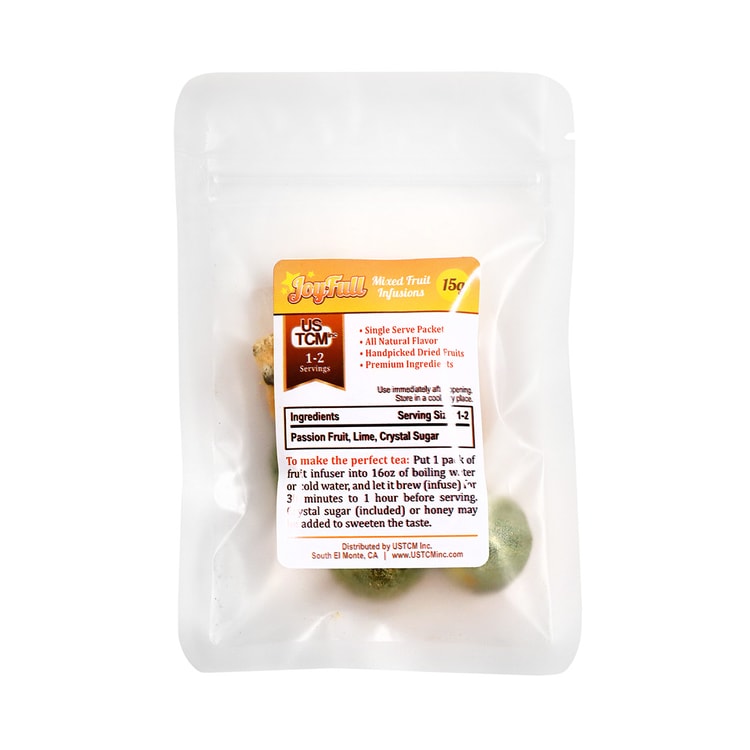 USTCM 一人食系列 百香果青柠水果茶 12包