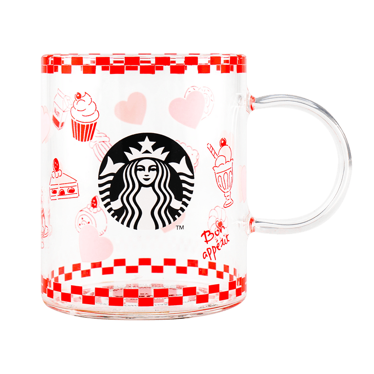 Starbucks China - Sweet Valentines 2023 - 5. Sweet Desserts Stainless Steel  Tumbler with Straw 473ml