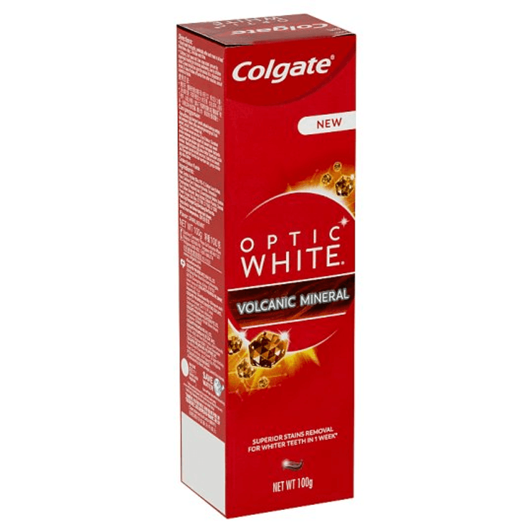 【马来西亚直邮】美国 COLGATE高露洁 光感白劲白火山泥牙膏 100g