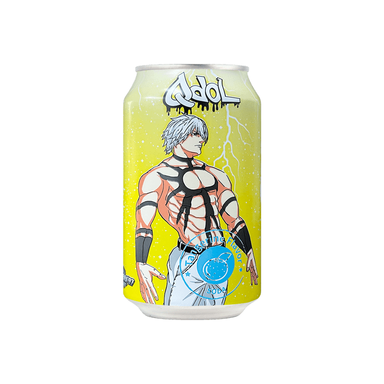 QDOL King of Fighters Carbonated Soda Pack of 6 Anime Soda 