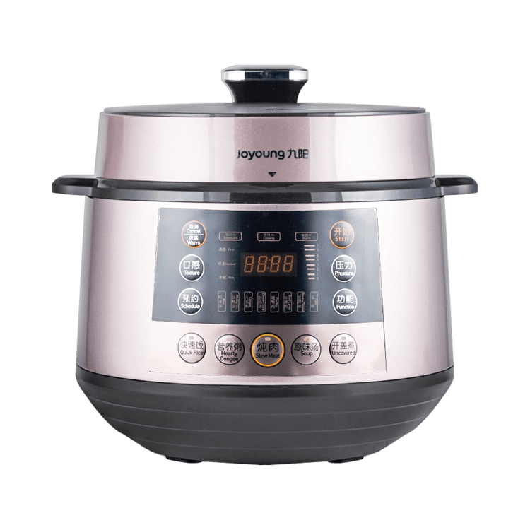 Joyoung JYF-10YM01 Mini Electric Steamer, Dual-Purpose Steaming and Cooking,  Com