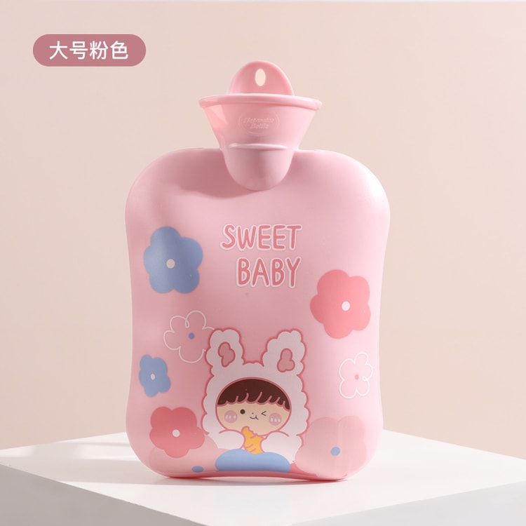 1pc Cartoon Silicone Hot Water Bottle Explosion-proof, Baby Plushy And Cute Warm  Water Bag For Warming Hands In Winter