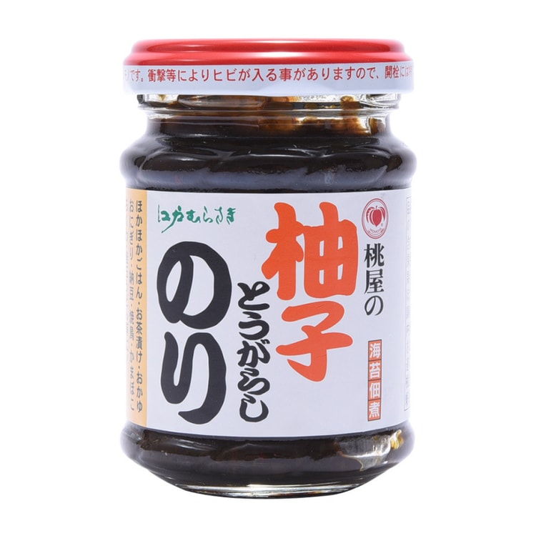 日本直邮 日本momoya桃屋柚子海苔唐辛子拌饭酱100g 亚米