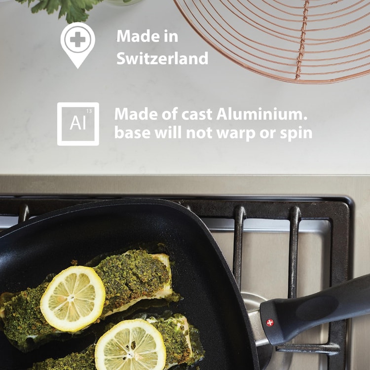 Swiss Diamond Premium Steel 4.6 qt Stainless Saute Pan - Induction