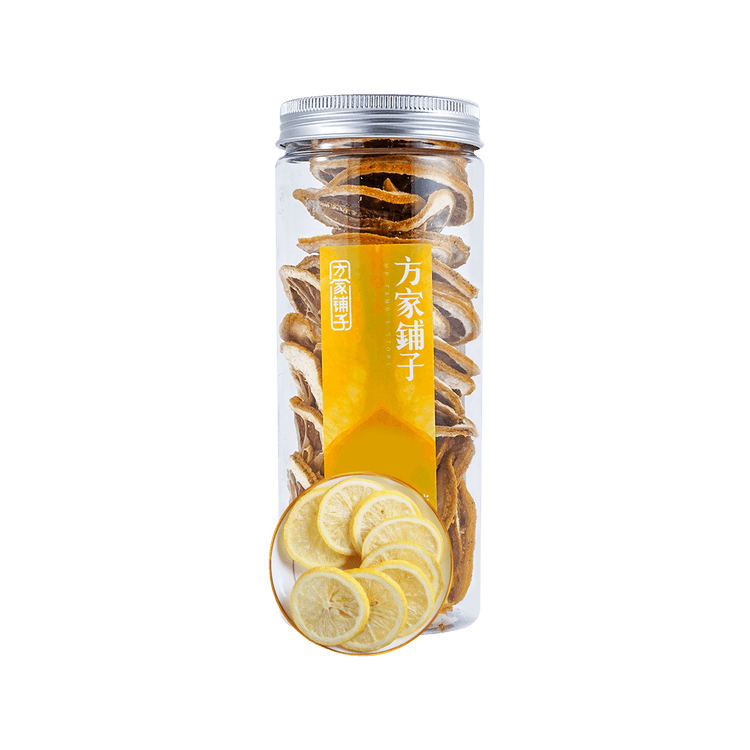 60 Grams - ORGANIC Edible Dehydrated Lemon Slices –