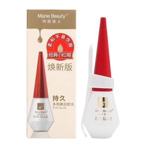 Long Lasting False Eyelash Glue Adhesive For Eyelash And Double Eyelid Stickers #White Glue Transparent 12 Grams