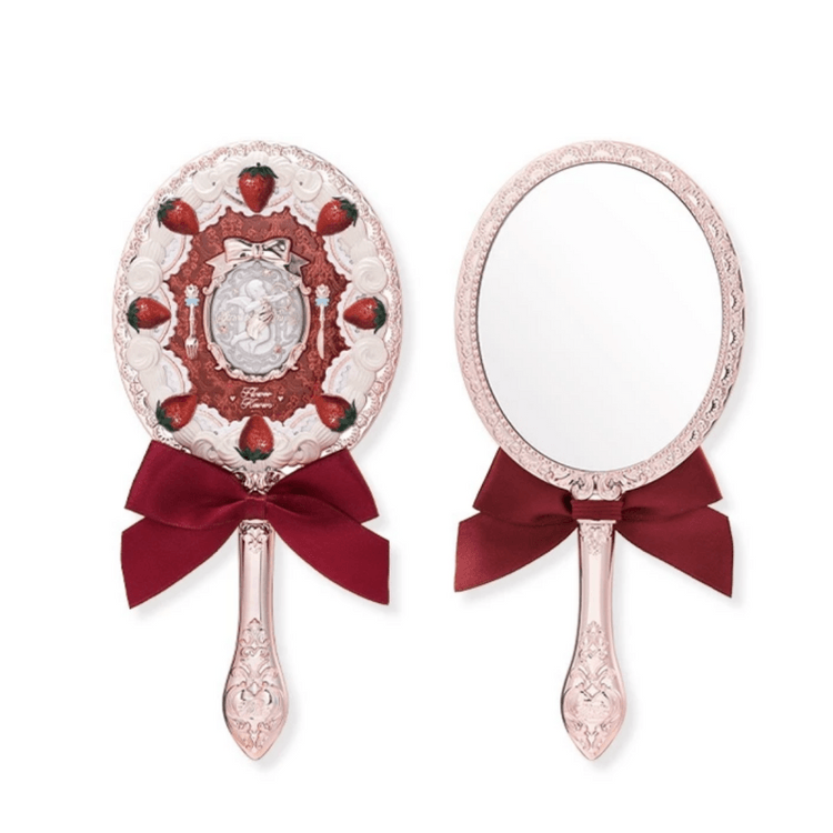 Strawberry Cupid Collection Hand Mirror Makeup Tools 1pcs #Milk