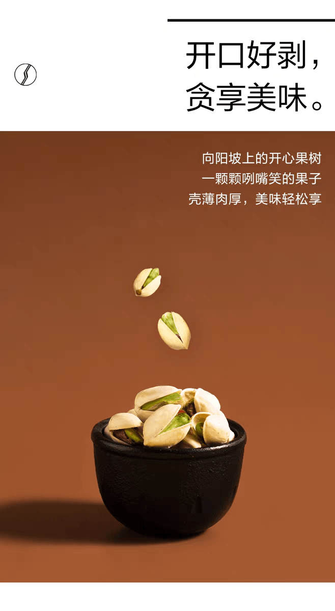 来伊份 开心果原味坚果干货原香无漂白炒货解馋零食送礼大颗粒100g*1袋
