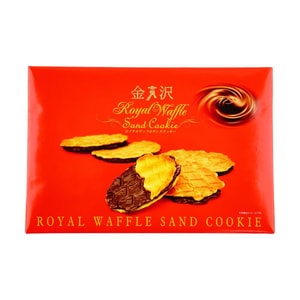日本SENJYUAN 金泽皇家华夫饼礼盒 巧克力夹心饼干 12枚 264g 【点心伴手礼】