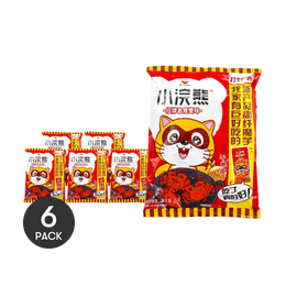【Value Pack】Spicy Crab Crispy Noodles - Crunchy Snack, 1.23oz*6