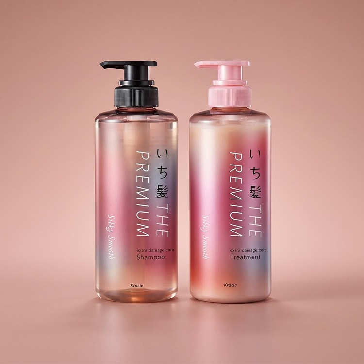 KRACIE Ichikami The Premium Extra Damage Care Shampoo and