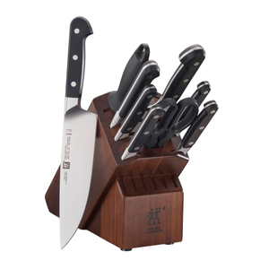 German ZWILLING Pro 10-pc Knife Block Set 10-pc / Black