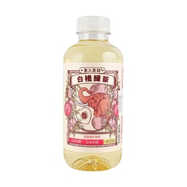 象入茶林 白桃綠茶 520ml【真茶原葉萃取】【清爽解膩】
