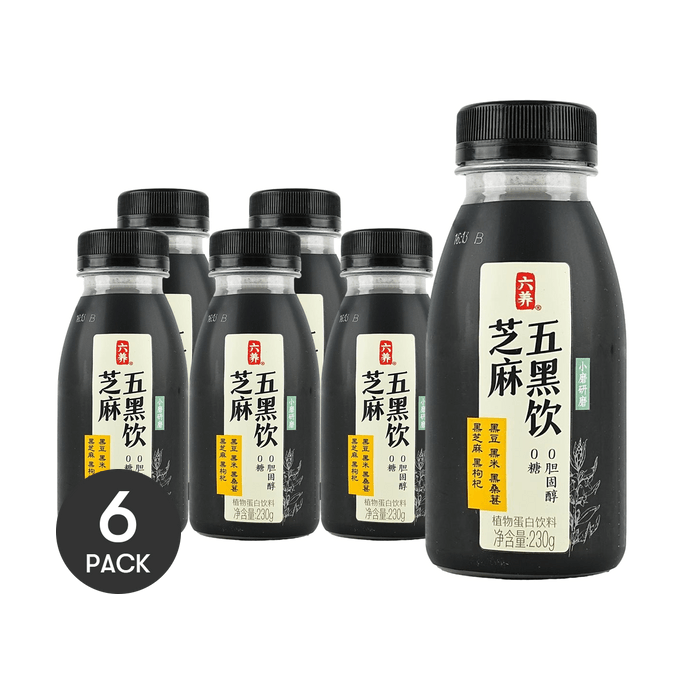 Sesame Five Black Drink 8.11 oz *6【6 Packs】