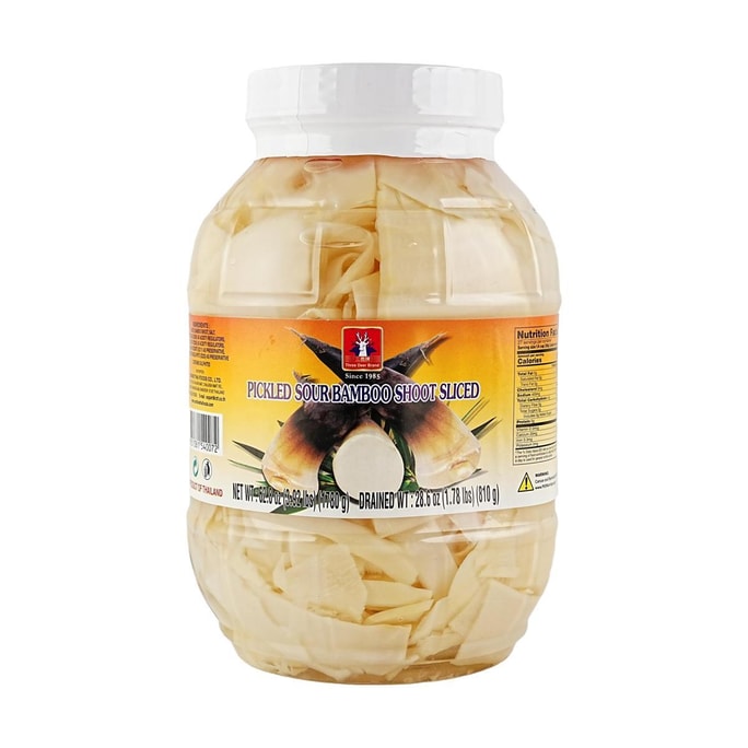泰国Three Deer Brand三鹿牌 酸笋片 1780g【腌制小菜下饭菜】