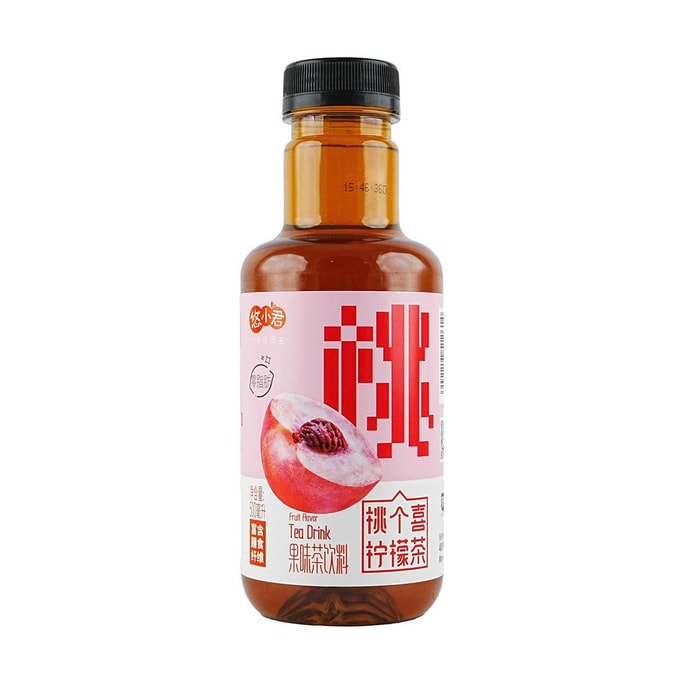 悠小君 桃個喜 果味檸檬茶 500ml【0脂 富含膳食纖維】