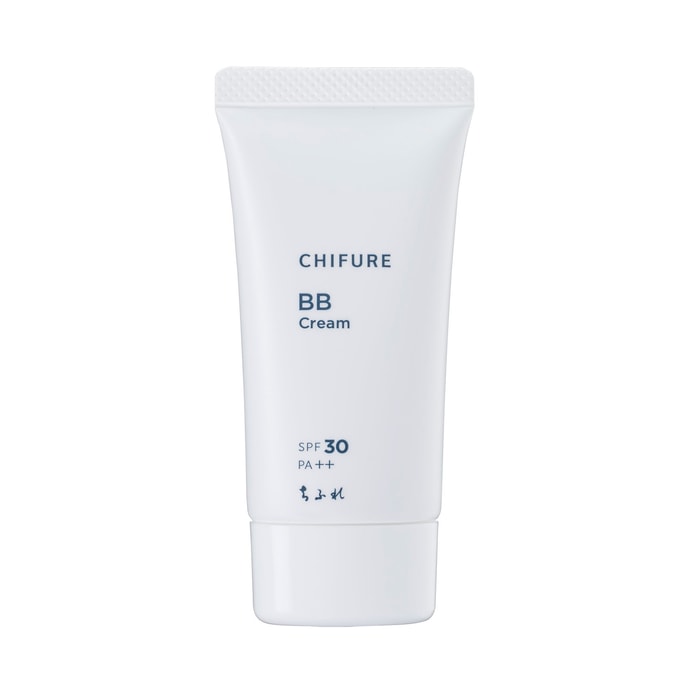 【日本直邮】 日本 Chifure 千肤恋 保湿遮瑕防晒BB霜 SPF30/PA++ #0粉白色 30g