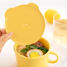 BUYDEEM Piggy Box 12cm Mellow Yellow with Handle