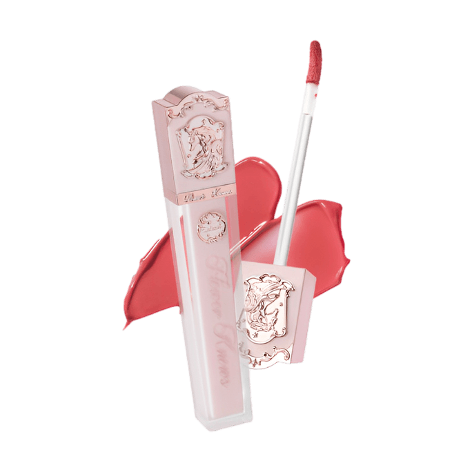 FLOWER KNOWS花知晓 独角兽系列 水晶果冻唇釉 水光镜面保湿唇蜜 #J02 奶油贝壳 杏桃奶茶 3ml