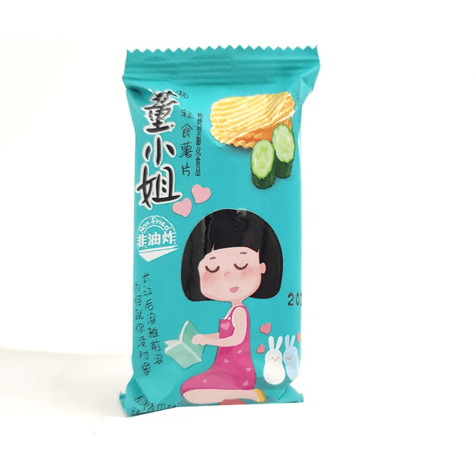 【中國直郵】董小姐薯片小包零食大禮包兒童休閒小吃 黃瓜味6包